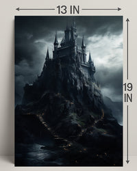 The Enchanted Castle On The Cliff Poster