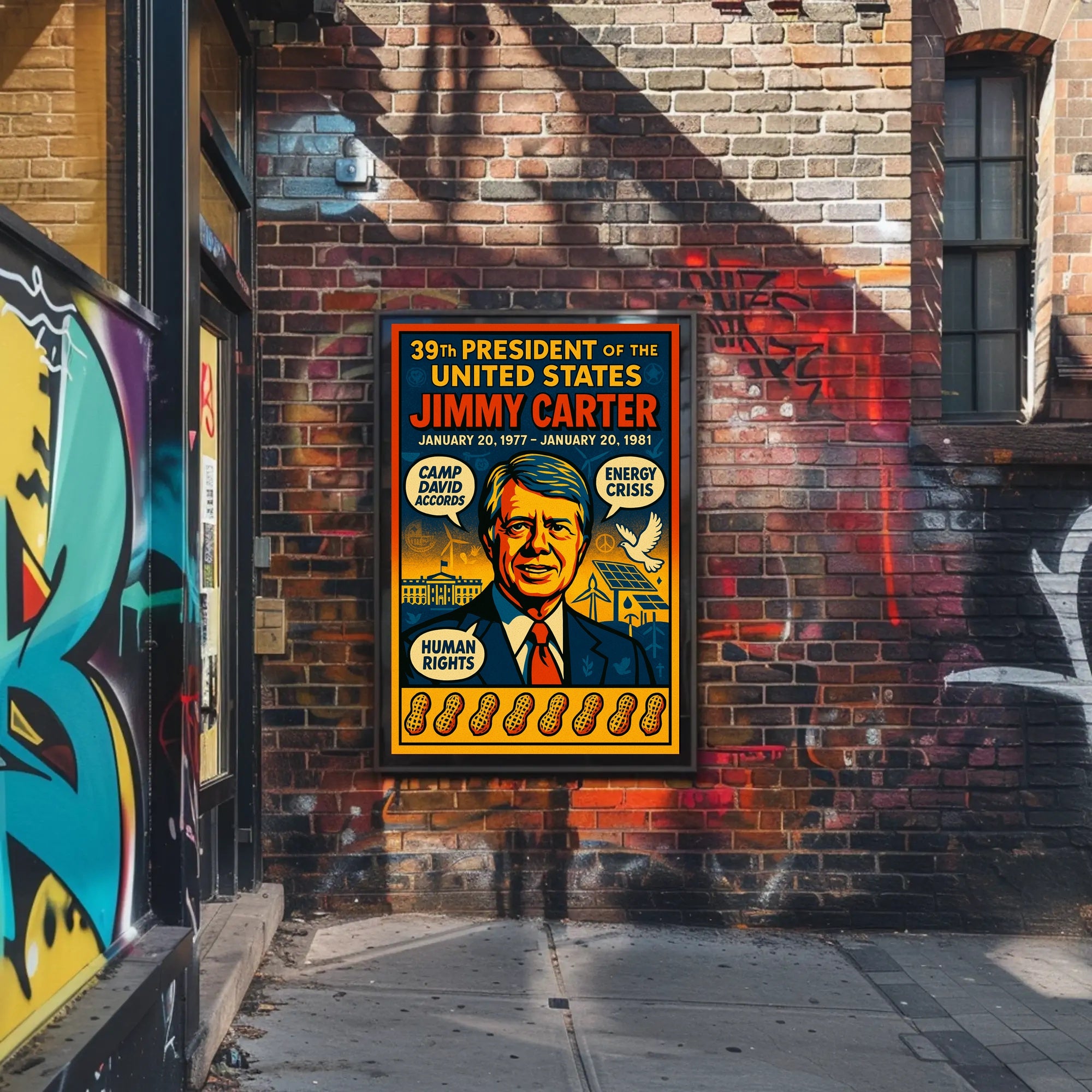 Jimmy Carter United States Leader Photo Tribute Poster PosterGoat