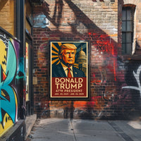 Donald Trump Visionary of The American Dreams Poster