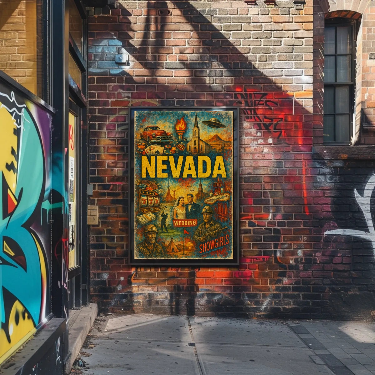 Nevada A Vibrant Tapestry Poster