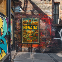 Nevada A Vibrant Tapestry Poster