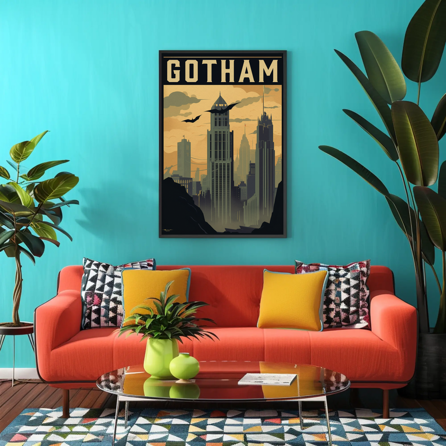 Gotham Vintage Travel Poster