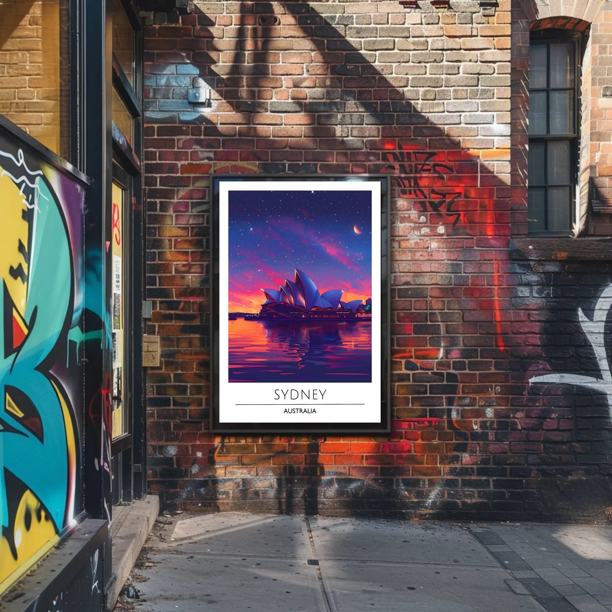 Sydney Opera House Dreamlike Cityscape Urban or Cityscape Poster
