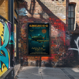 Kawasaki Ki-61 The Elegant Fighter Poster