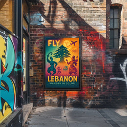 Fly Lebanon Wander In Color Poster