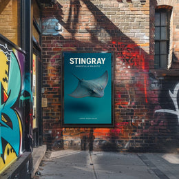 Stingray Graceful & Majestic Poster PosterGoat