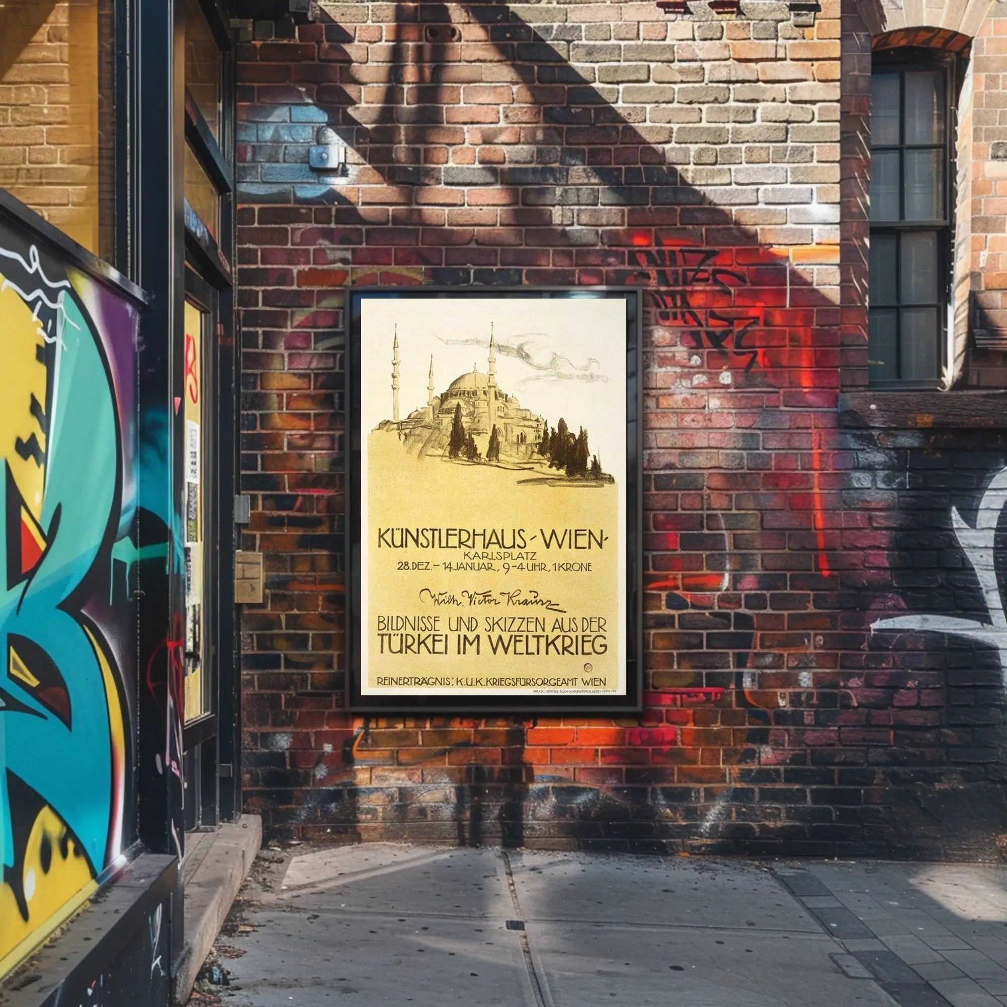 Künstlerhaus Wien Exhibition Poster PosterGoat