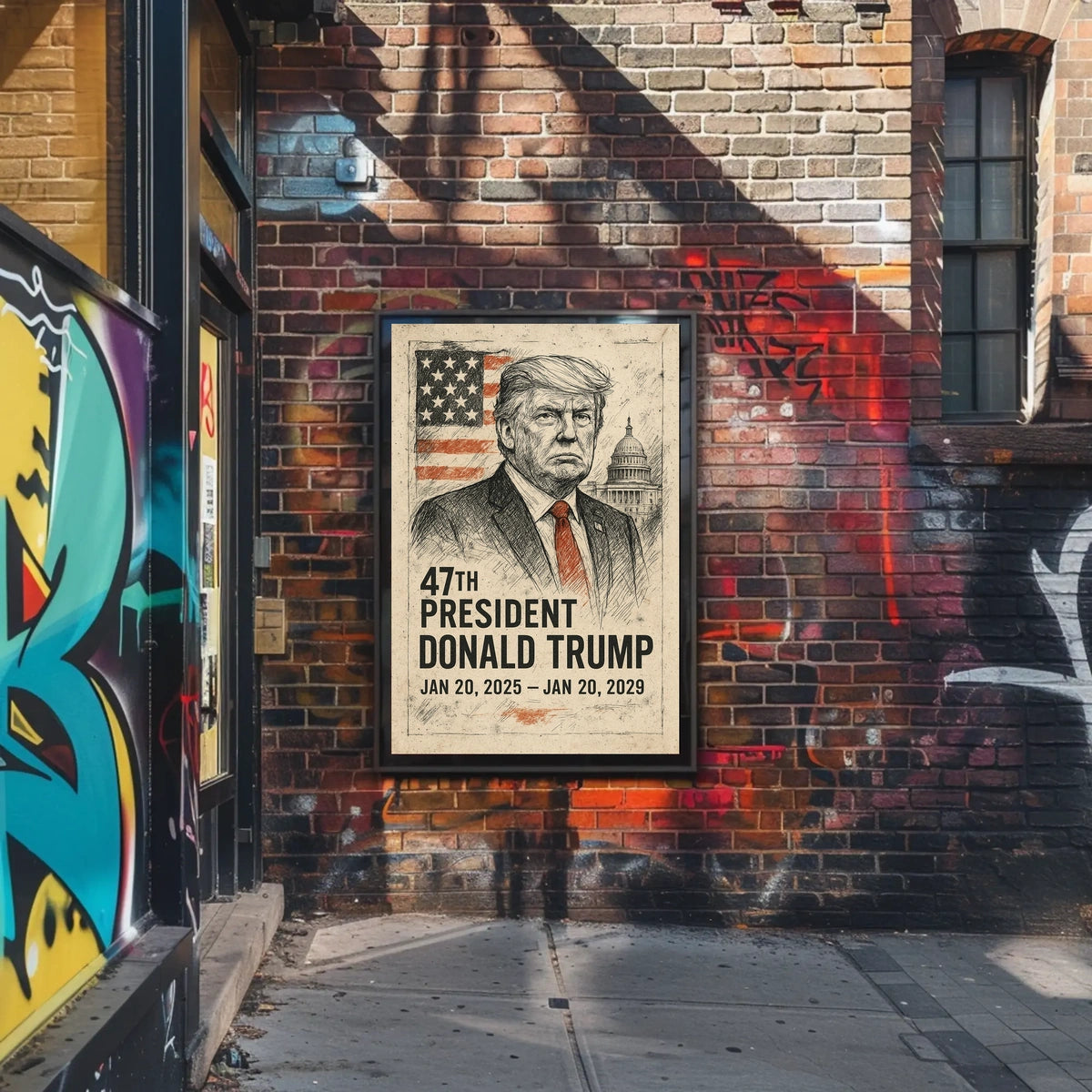 Donald Trump 47th President Poster