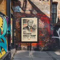 Donald Trump 47th President Poster