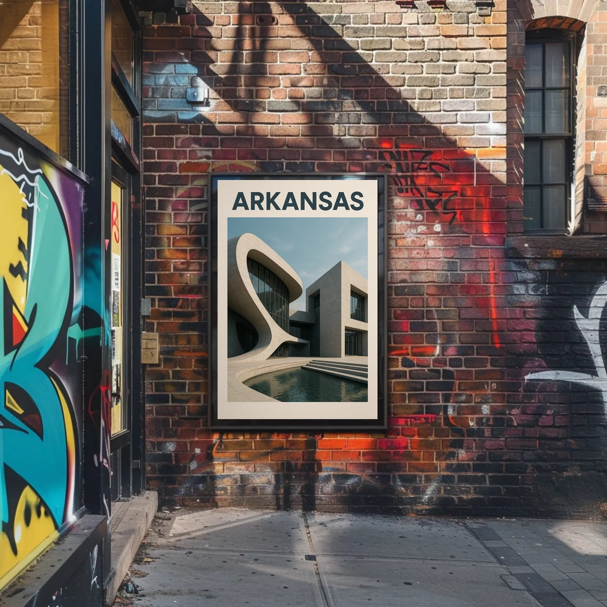 Modern Architecture In Arkansas Modern Poster
