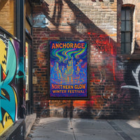 Anchorage Northern Glow Winter Festival Poster