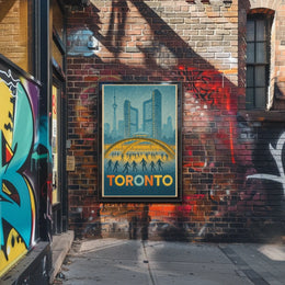 Toronto Skyline Poster