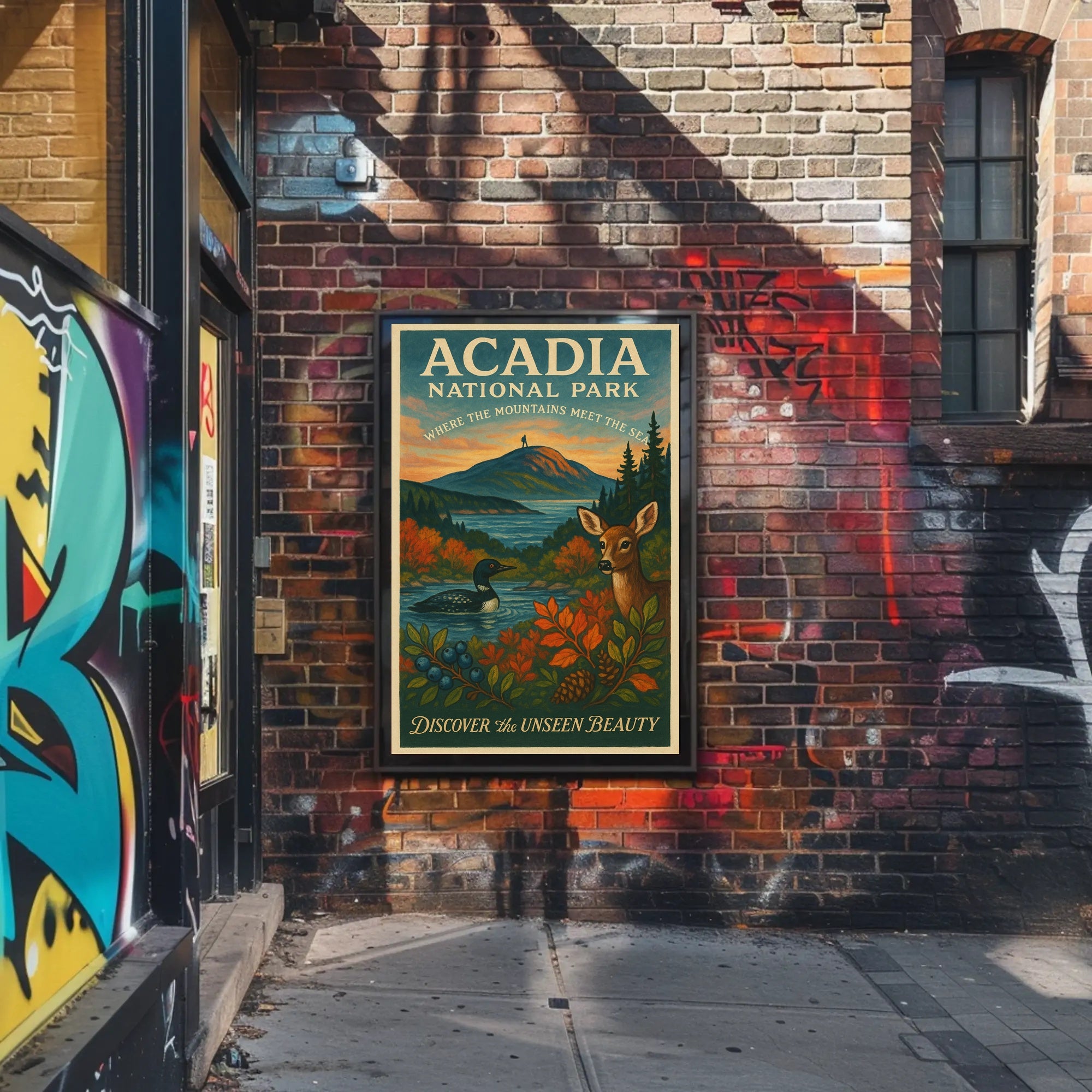 Acadia National Park Nature Serenity National Park Poster