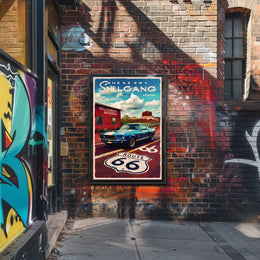 Journey Through Route 66 Poster