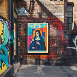 Saint Catherine of Sweden Poster