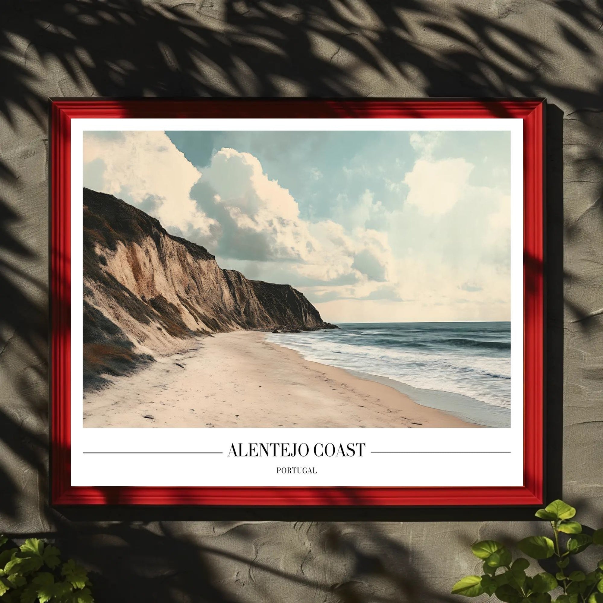 Serene Alentejo Coast Travel Poster