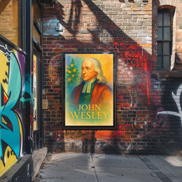 John Wesley Religious Portrait Poster - Historical or Presidential Poster