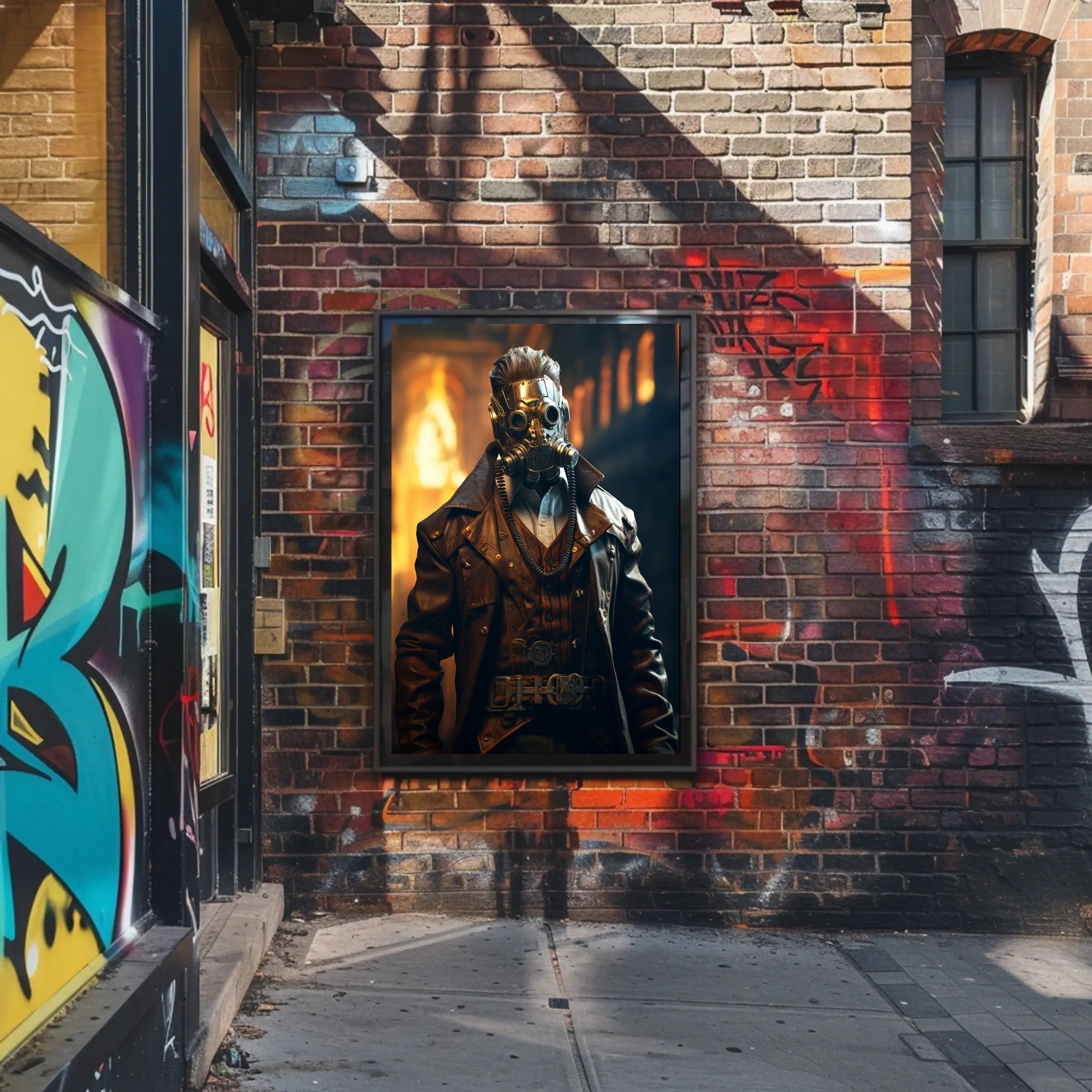Steampunk Adventure Art Poster for Cultural or Heritage Poster