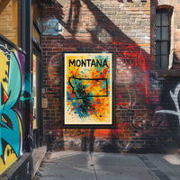 Montana Splash Poster
