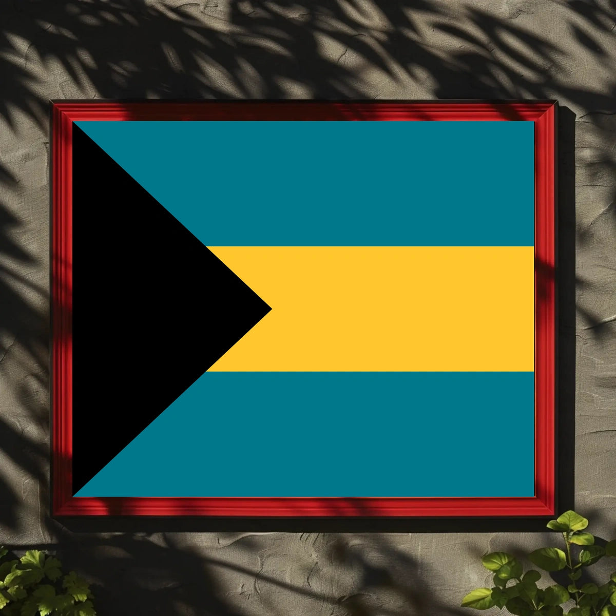 Bahamas Flag Poster