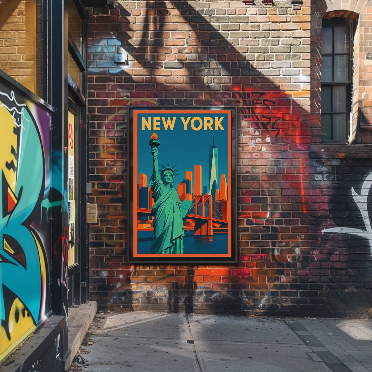 New York Cityscape Poster