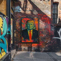 Pop-Art Statue of Liberty Political Propaganda Poster