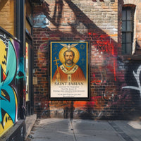 Saint Fabian Poster PosterGoat