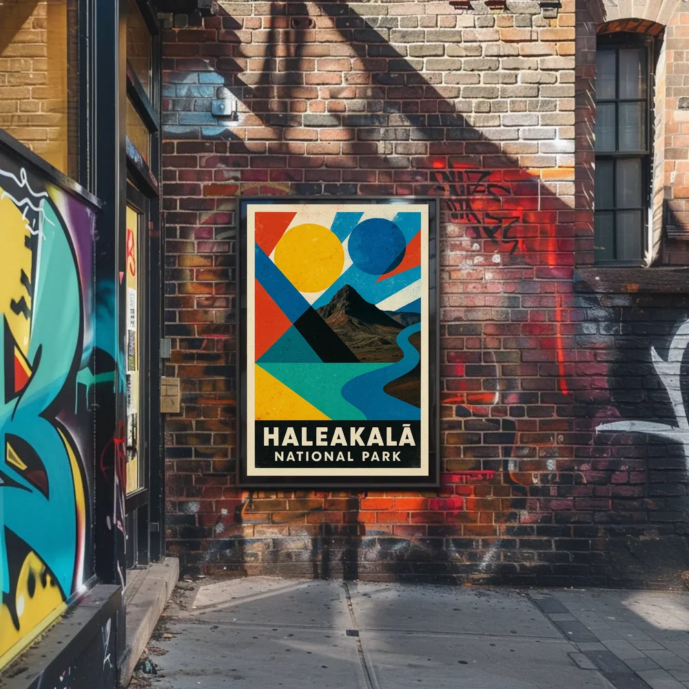 Haleakalā National Park Adventure Travel Poster