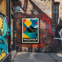 Haleakalā National Park Adventure Travel Poster