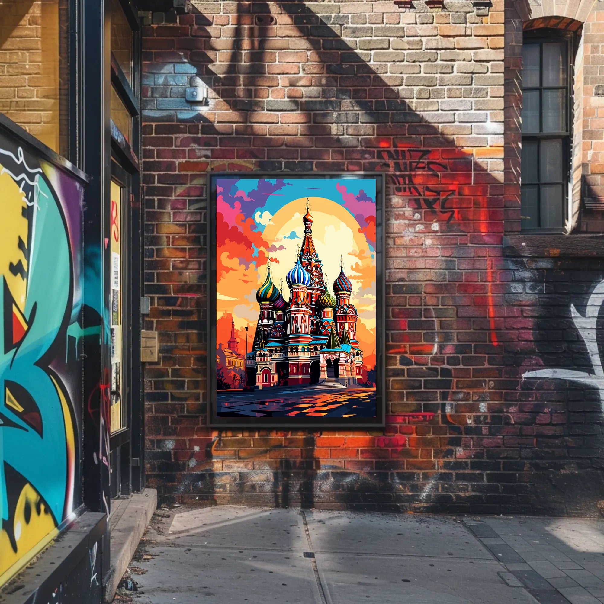 Vibrant St. BasilS Cathedral Poster