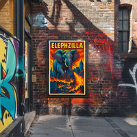 Elephzilla Rampage Poster