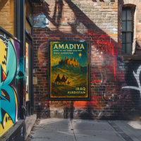 Kurdistan Amadiya Starry Fortress Impresses Cultural or Heritage Poster