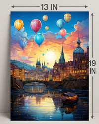 Enchanted Evening Over The City Poster