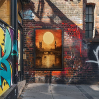 Sunset Over London Poster