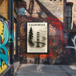 California The Golden State Poster PosterGoat