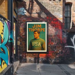 Jim Thorpe Tribute Poster