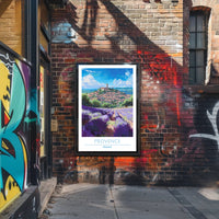 Picturesque Lavender Fields in Provence Travel Poster