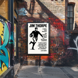 Celebrating Jim Thorpe A Legendary Athlete Jim Thorpe Poster