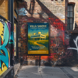Villa Savoye A Modernist Masterpiece Poster PosterGoat