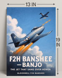 The Jet That Sang Over Korea Poster PosterGoat