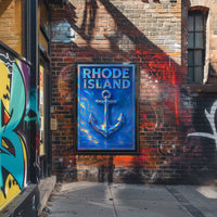 Rhode Island Nautical Poster