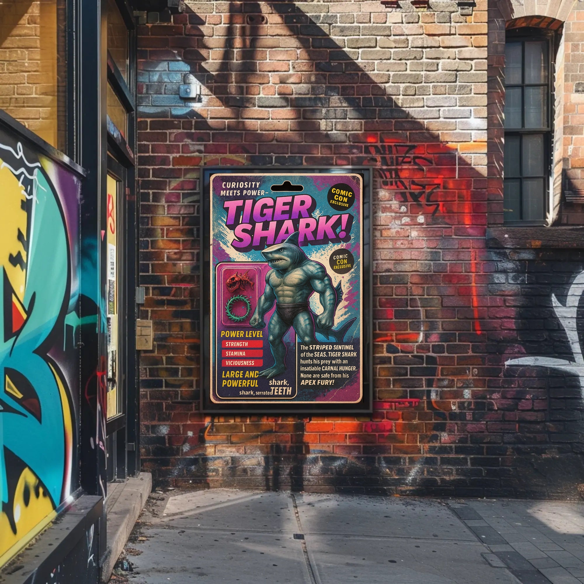 Tiger Shark Comic Con Exclusive Poster PosterGoat