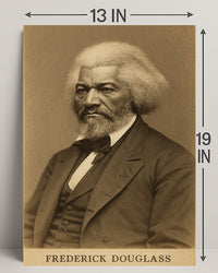 Frederick Douglass Portrait Poster PosterGoat