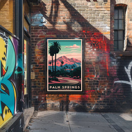 Palm Springs Scenic Poster