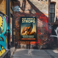 United by Strength Motivational Poster