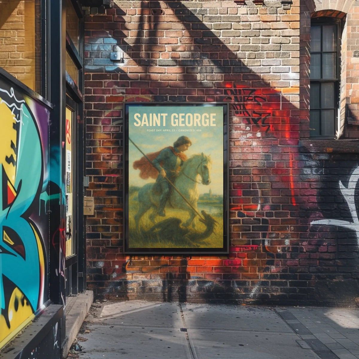 Saint George The Dragon Slayer Poster
