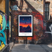 Cappadocia Adventure Hot Air Balloon Travel Poster