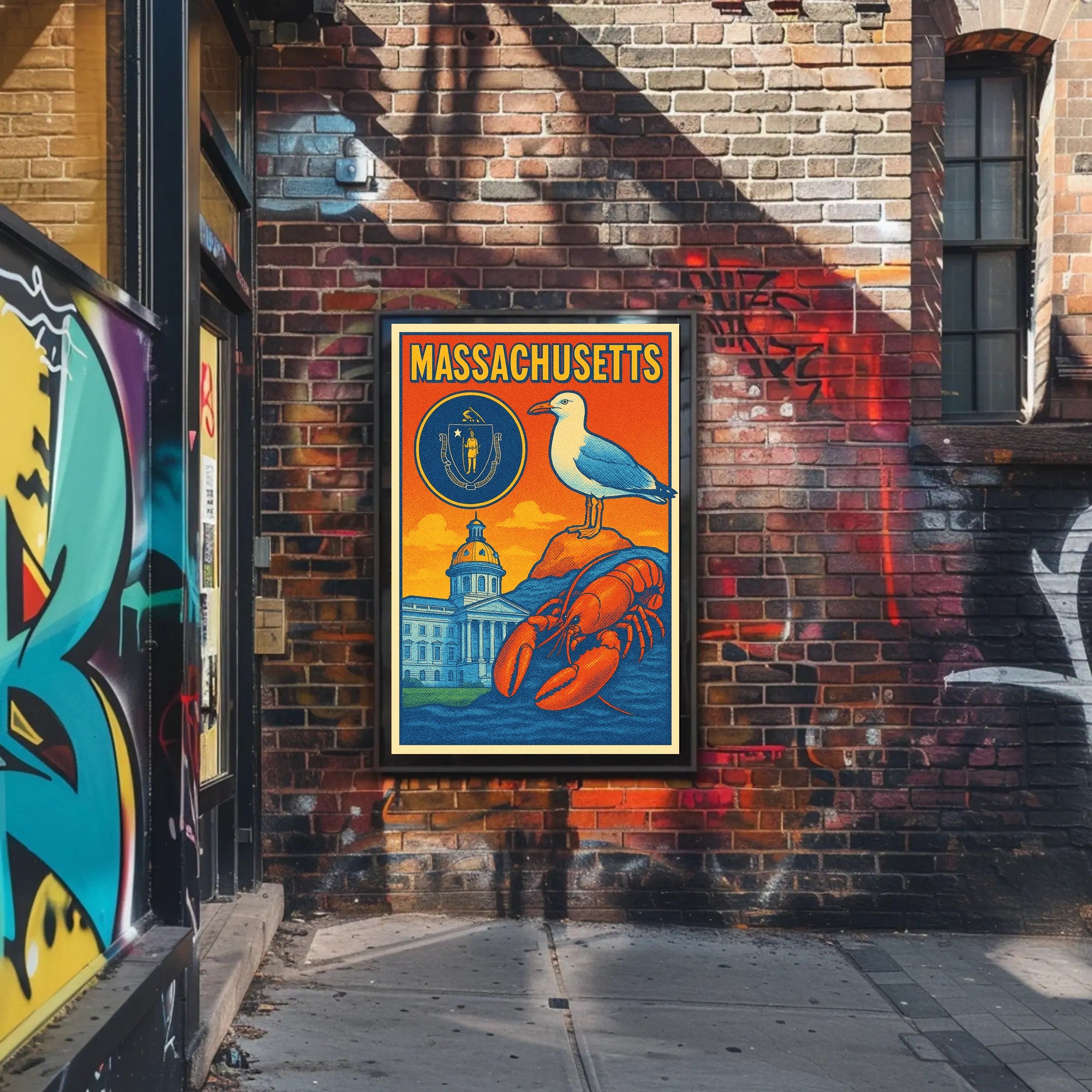 Massachusetts Scenic Poster PosterGoat