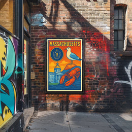 Massachusetts Scenic Poster PosterGoat