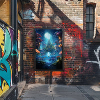 Enchanted Underwater City Poster